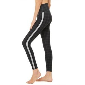Alo Plaid Legging Sz S